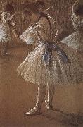 Edgar Degas Dress rehearsal Dancer oil painting on canvas